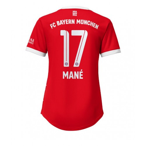 Bayern Munich Sadio Mane #17 Hjemmedrakt Kvinner 2022-23 Kortermet Bayern Munich Sadio Mane #17 Hjemmedrakt Kvinner 2022-23 Kortermet